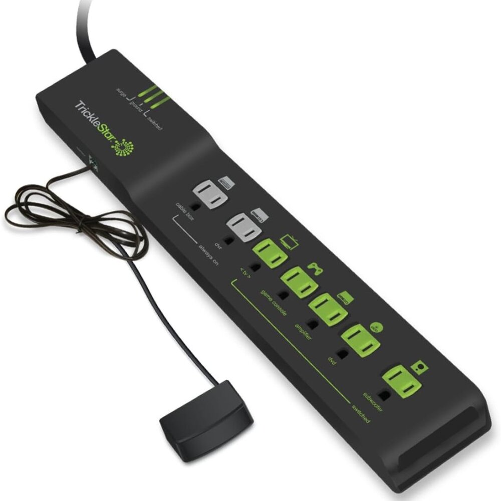 TrickleStar TS1810 Tier II A/V Aps+ 7 Outlet Advanced Powerstrip+, Multi-Sensor,